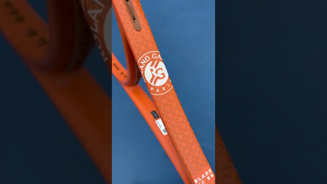 Wilson Blade 98 V9 16x19 Roland Garros Tennis Racquet #tennisgear #tennis #tennisracquet #wilson