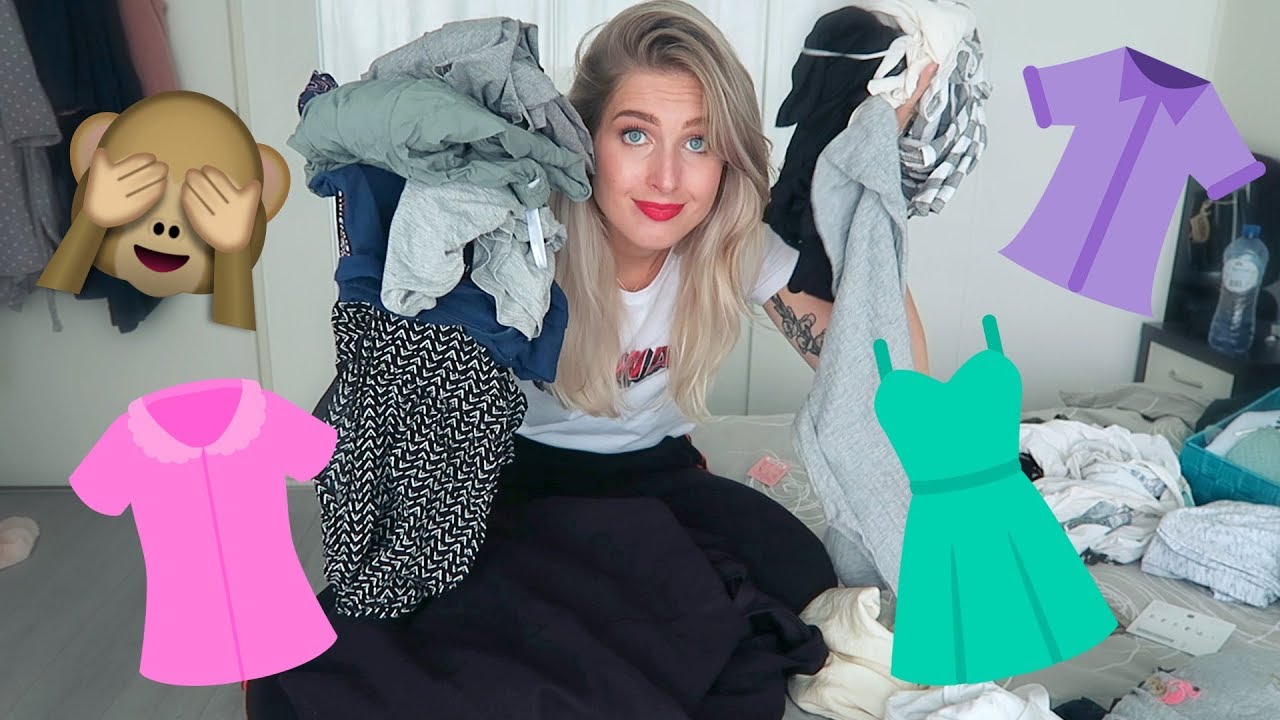 KLEDING OPRUIMEN & UITZOEKEN 👗👖👕 | Sarah Rebecca