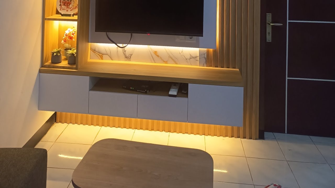 belajar bikin meja tv gantung