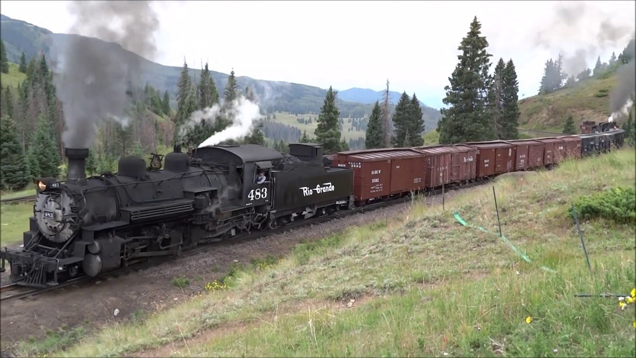 Rio Grande Narrow Gauge Freight Train 2018 Part 2