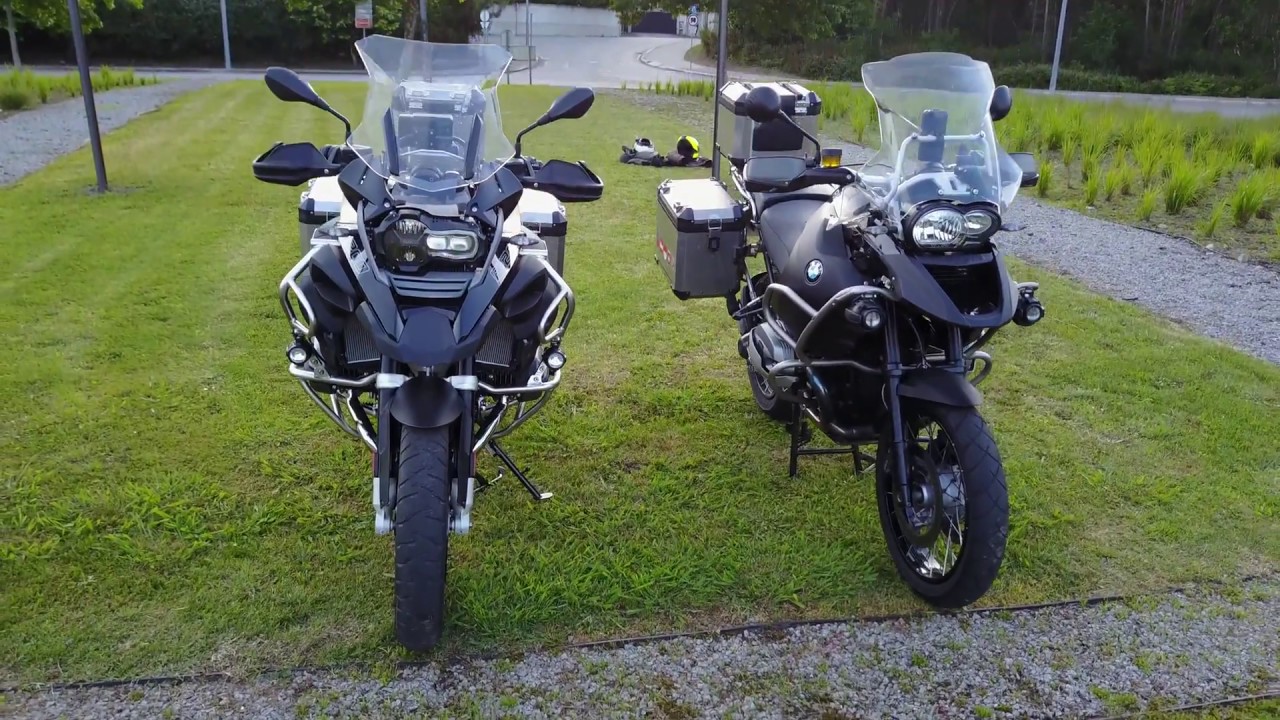 Bmw GS 1200 Adventure Tripleblack . Two generations (K25 vr K51)