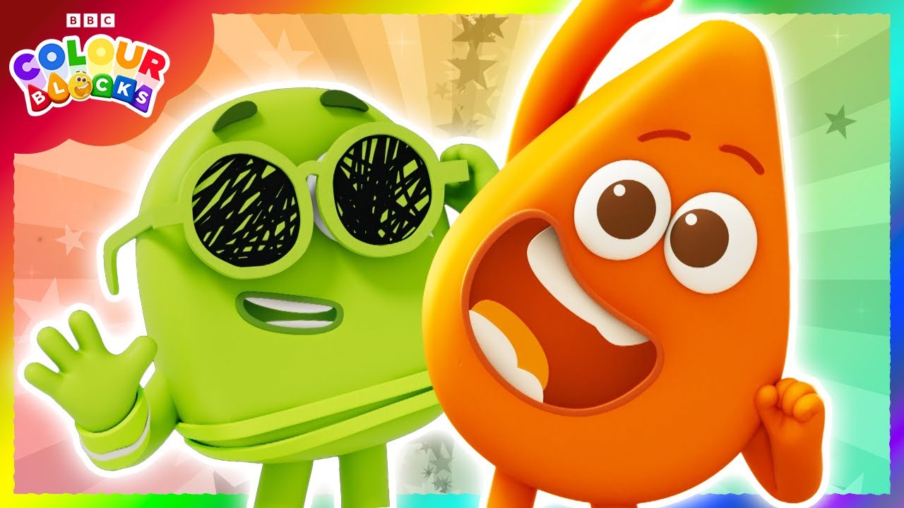 Super canção das cores – cante junto | Crianças aprendem as cores | Colourblocks