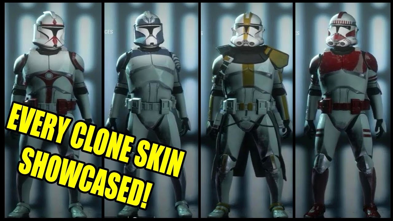 EVERY Clone Trooper Armour Skins SHOWCASED (80+) in Star Wars: Battlefront II
