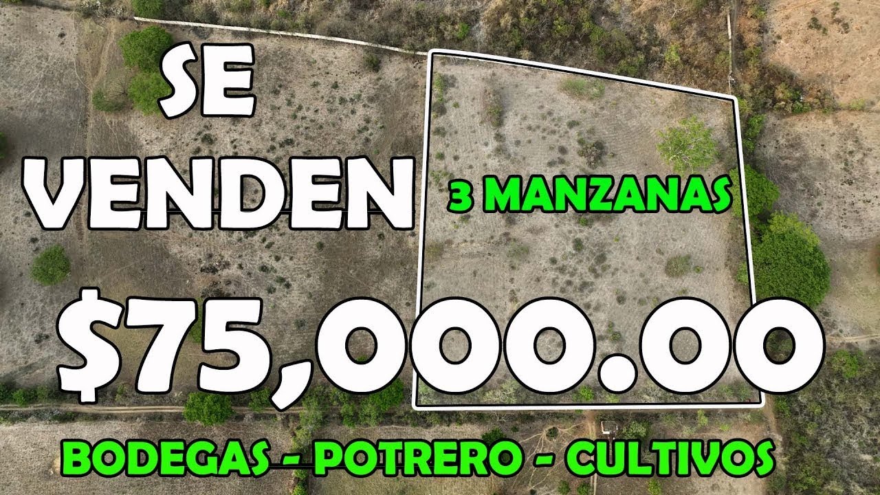 Se venden 3 manzanas de terreno METALIO SONSONATE | CRV EL SALVADOR