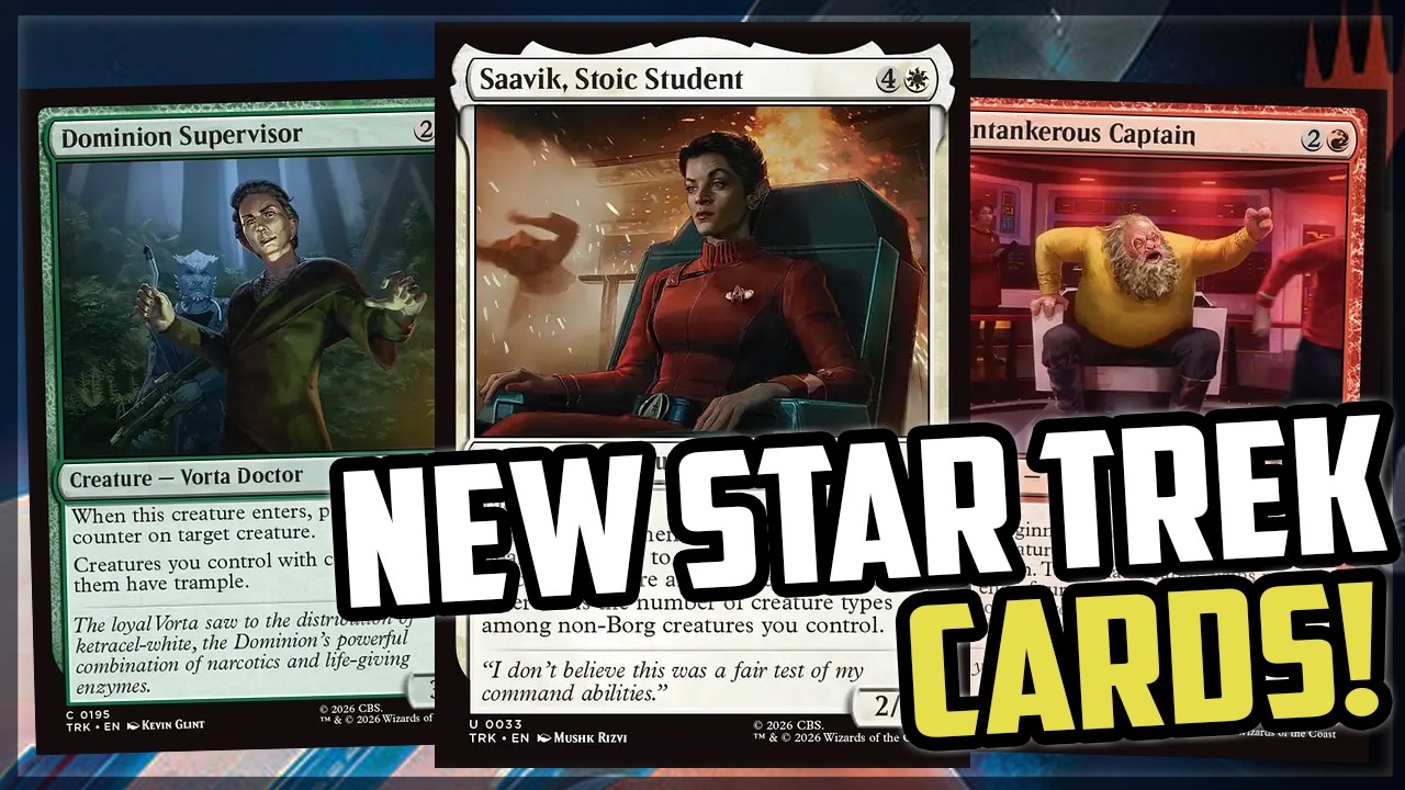 ВСЕ новые карты Star Trek для MTG представлены СЕГОДНЯ! + НОВАЯ механика!