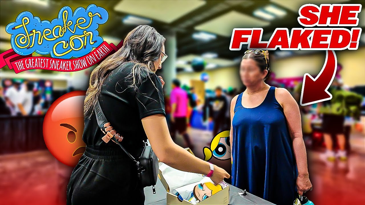 SHE WALKED AWAY AFTER WE OFFERED AT HAWAII SNEAKER CON!