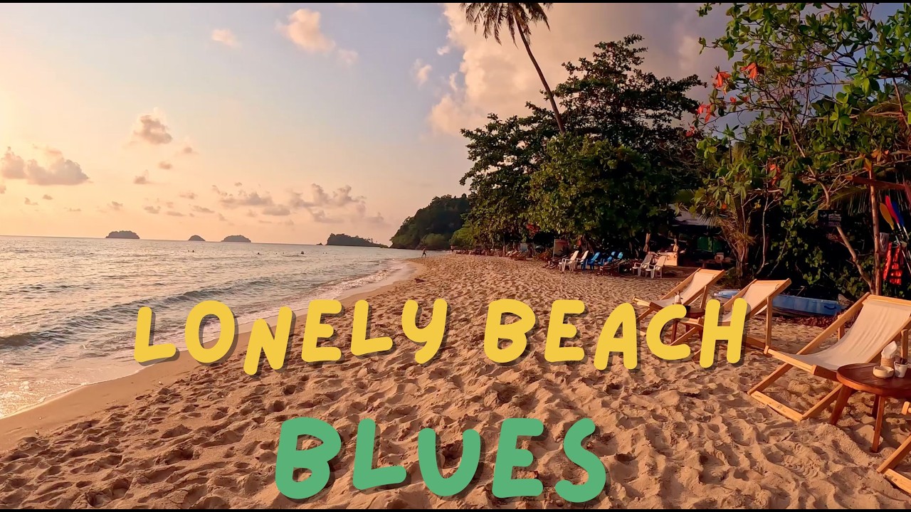 Lonely Beach Blues — Relaxing Slow Blues Background Music