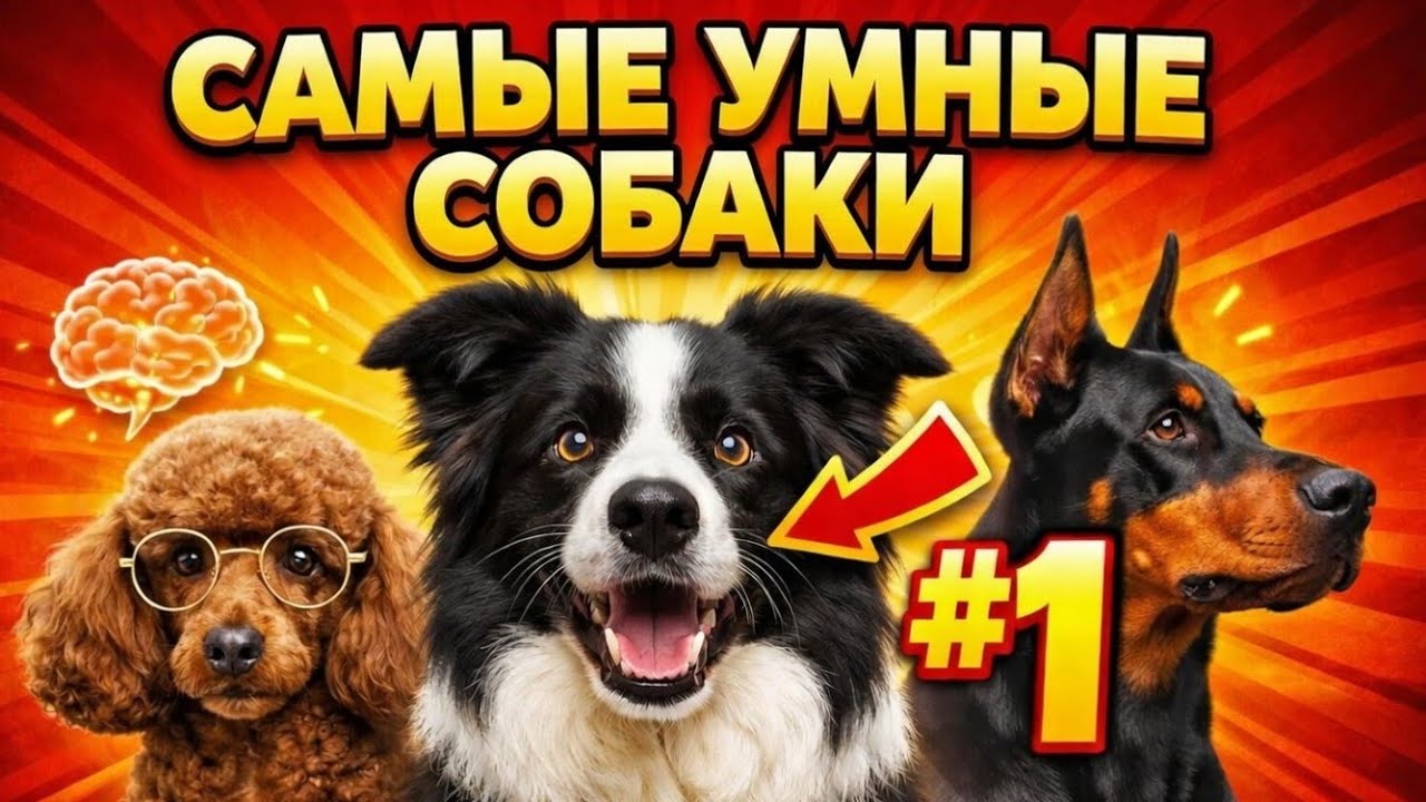 10 САМЫХ УМНЫХ СОБАК В МИРЕ — КТО №1?