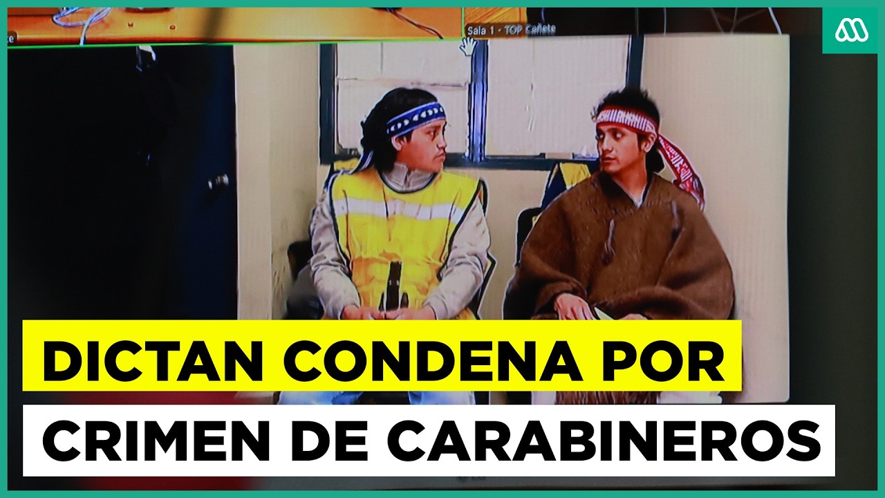 Dictan condena por triple homicidio de carabineros