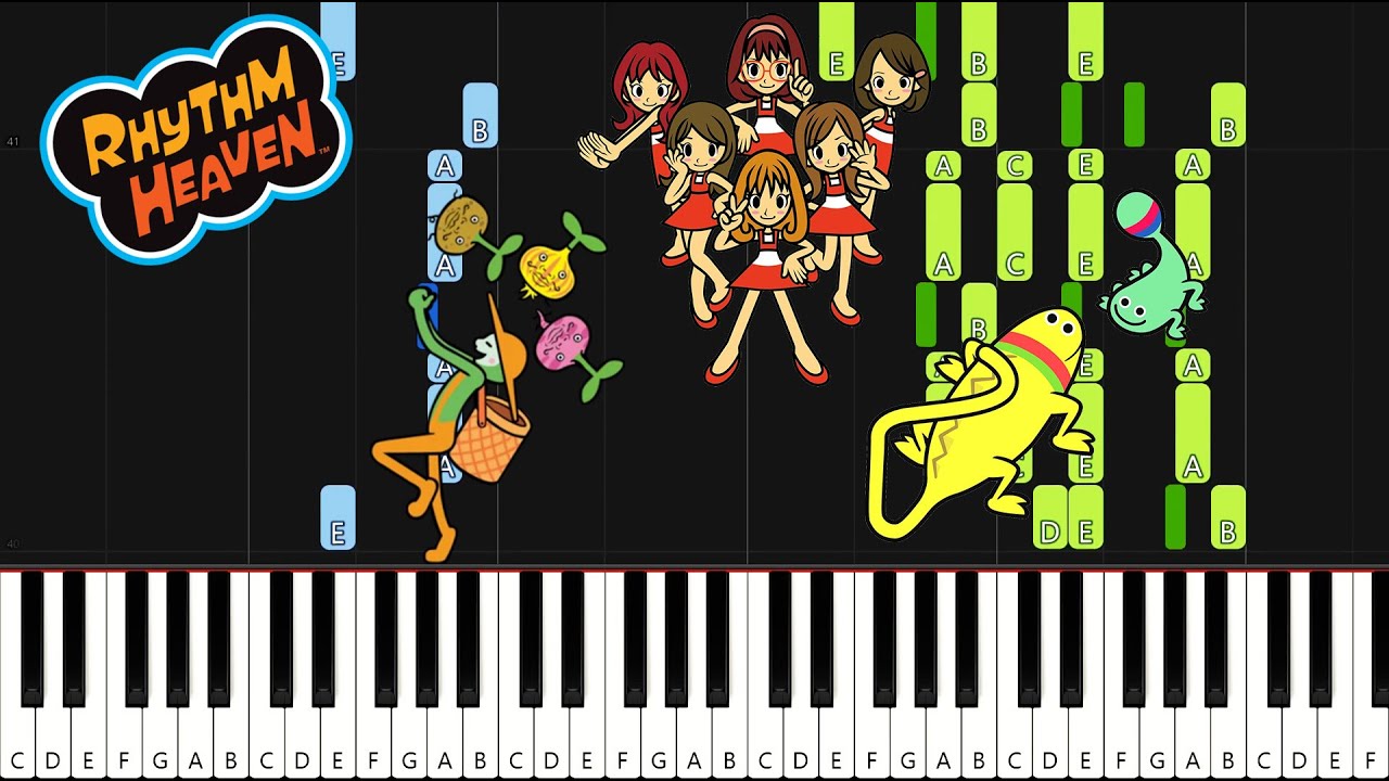 Rhythm Heaven - Remix #3 | Piano Cover [Synthesia]
