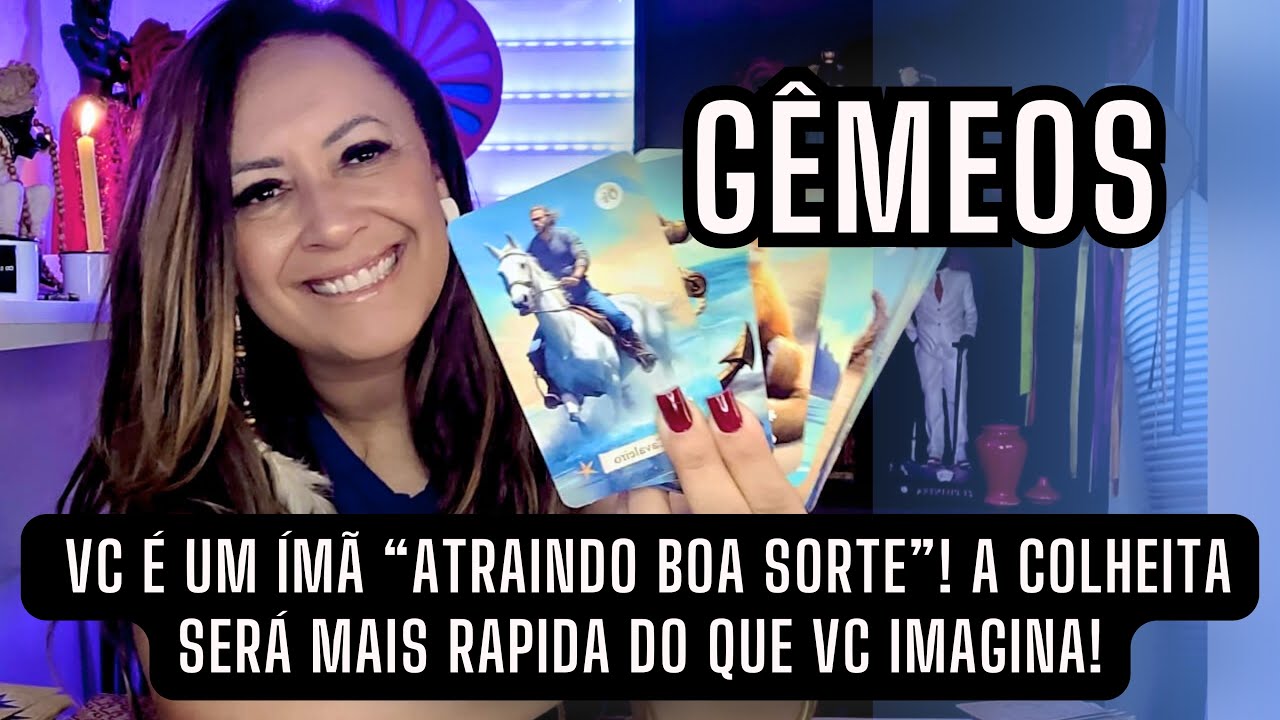 GÊMEOS ♊️ VC É UM ÍMÃ “ATRAINDO BOA SORTE”! A COLHEITA SERÁ MAIS RÁPIDA DO QUE VC IMAGINA!