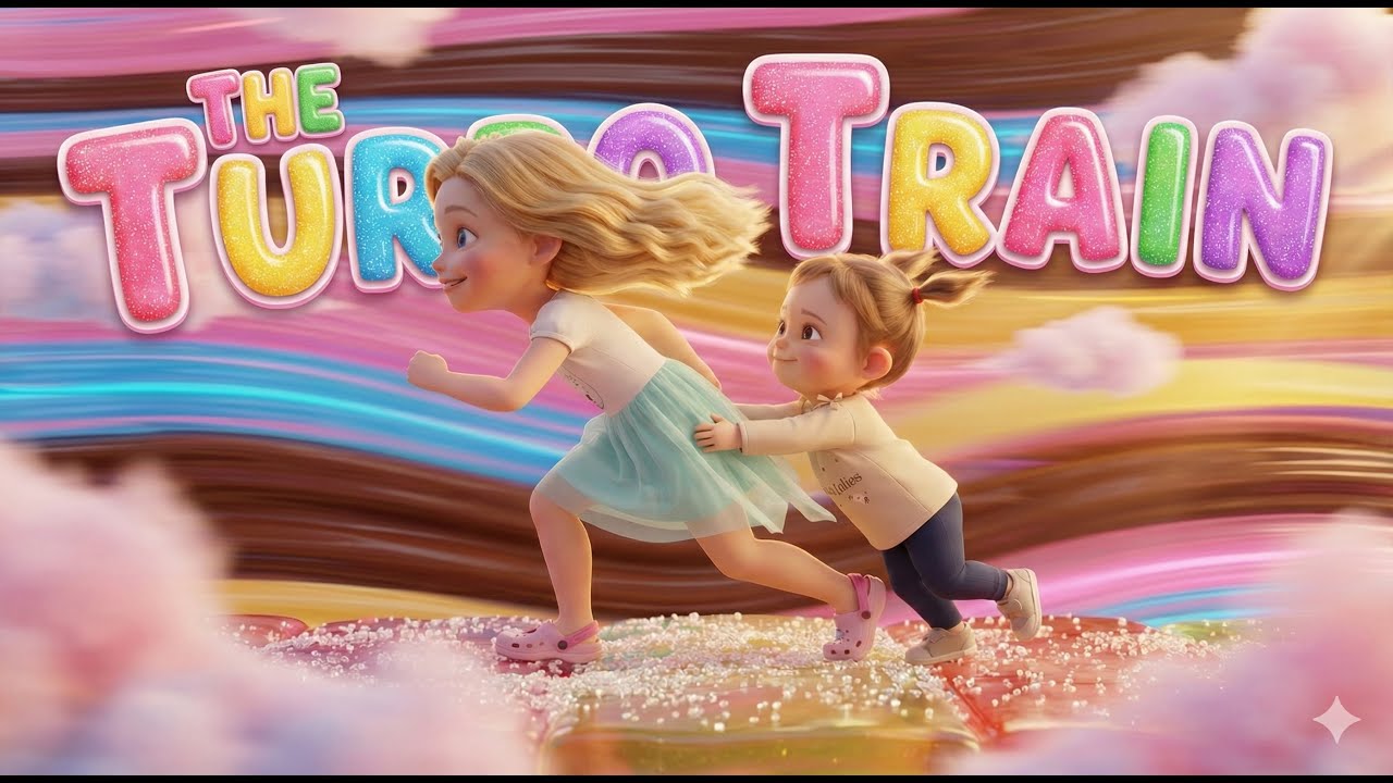 The Turbo Train (Official Music Video) 🚂🍭 - Krisi and Gabi