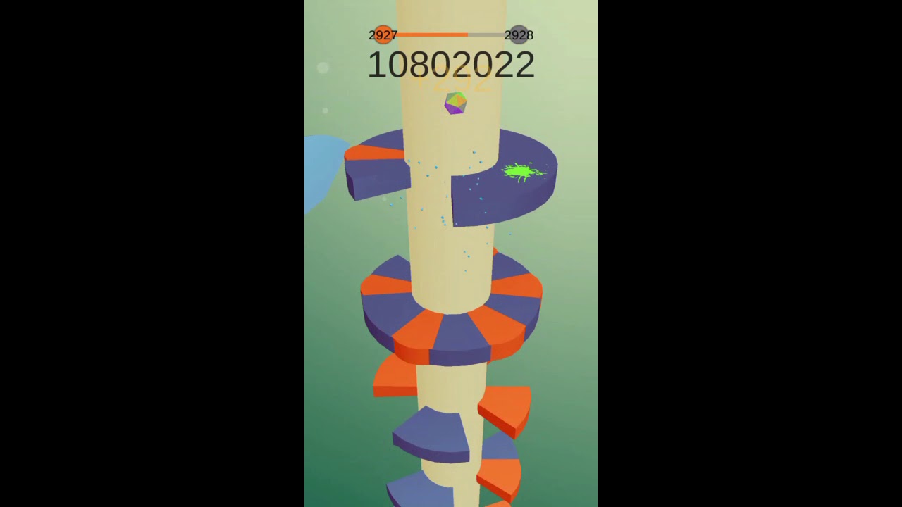 Helix jump high score 11.000.000!!  with new skin  ,level 2931