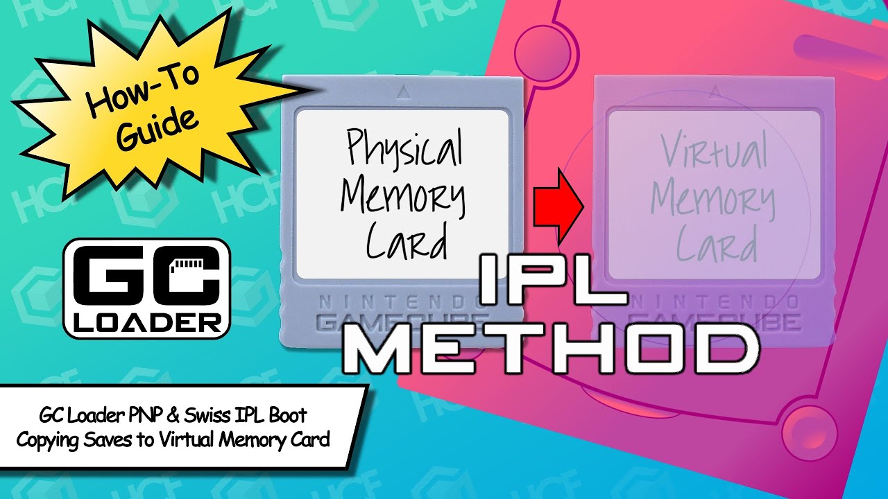 Gamecube GC Loader PNP Copying Saves to a Virtual Memory Card with Swiss IPL Boot | How To Guide