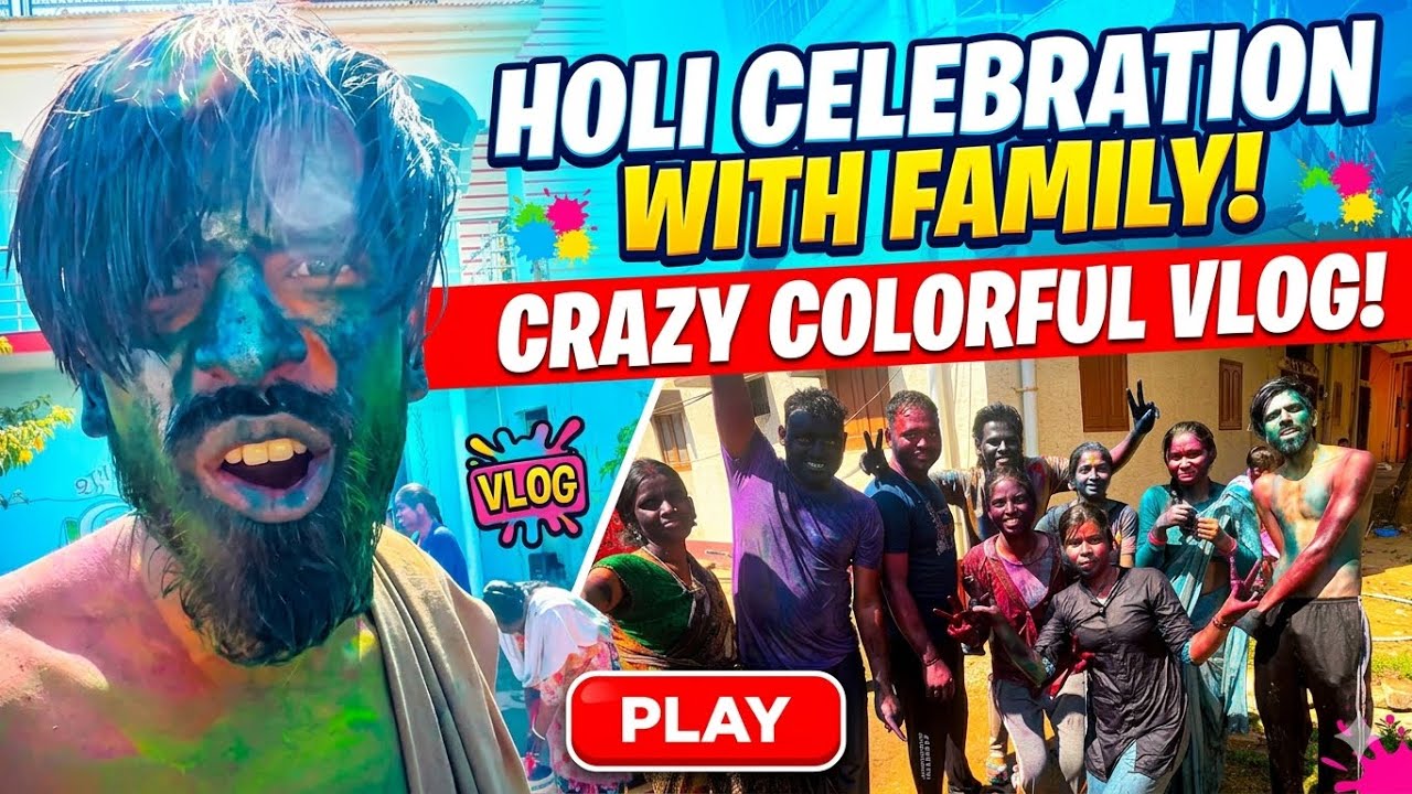 Holi 2026: Our Family Went TOXIC (with color!) 🎨