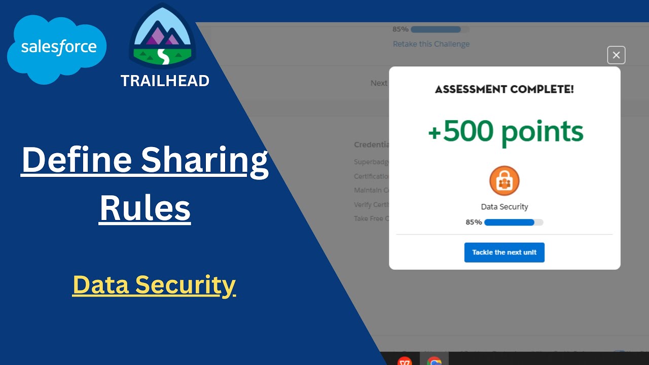 Define Sharing Rules | Data Security | Trailhead / Salesforce