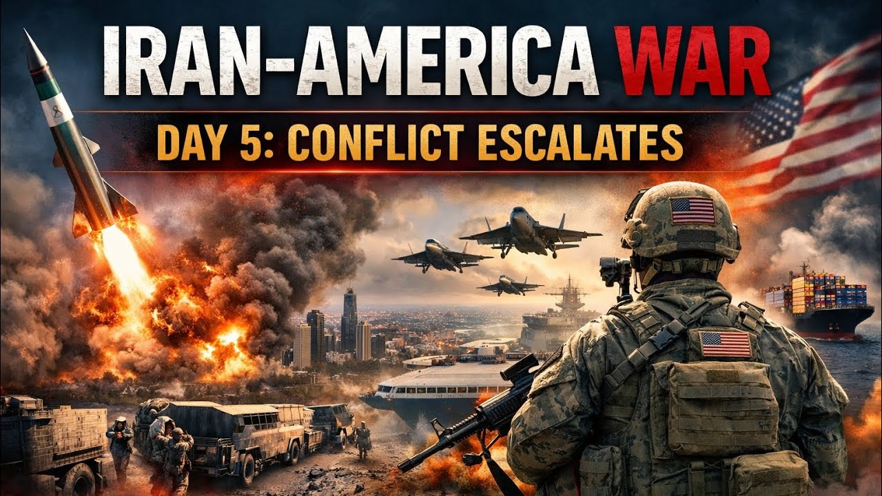 iran&ndash;america war day 5 | conflict escalates | global trade impact #iran #war#news #breakingnews