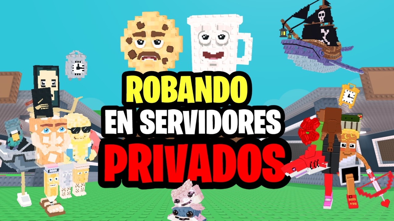 ROBANDO EN SERVIDORES PÚBLICOS Y PRIVADOS - PARTE 11 | ROBLOX