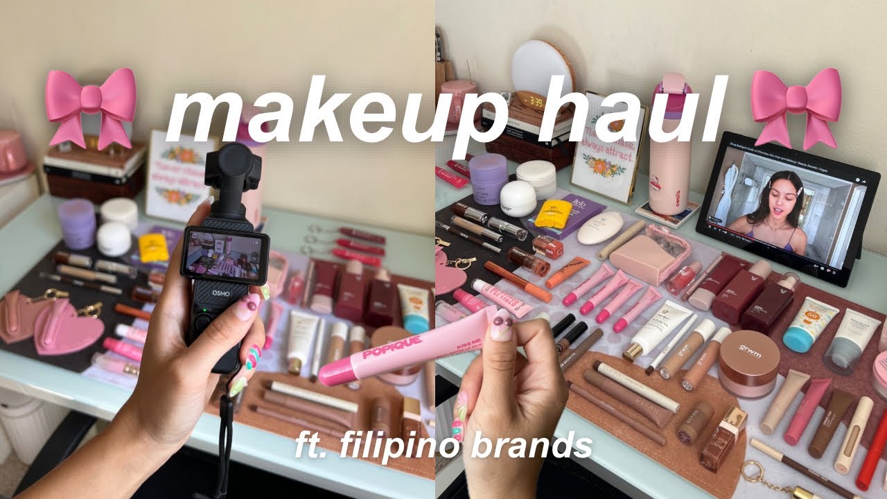🎀 Huge Philippines Makeup Haul 🎀 issy, blk, sunnies, happy skin, grwm, vice co, popique and more!