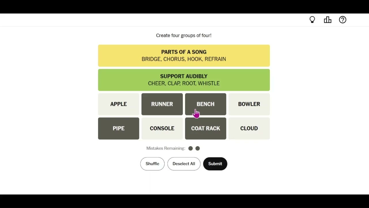 Connections - June 4, 2025
