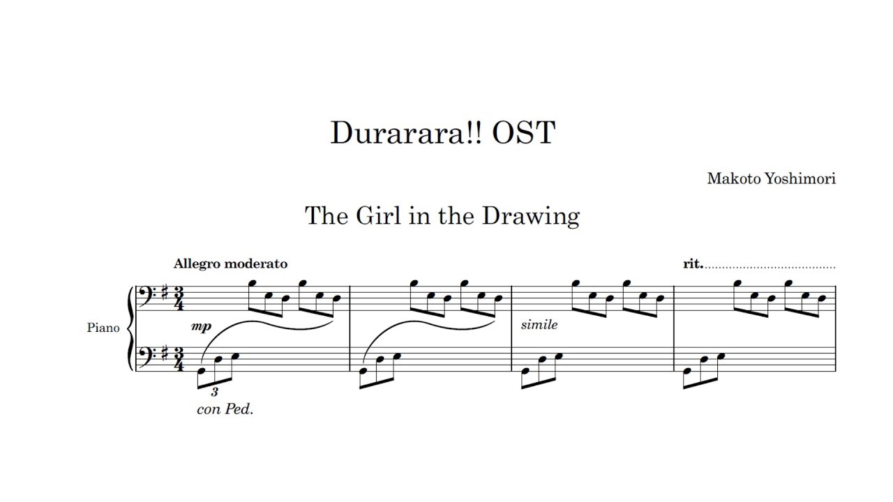 The Girl in the Drawing (from 