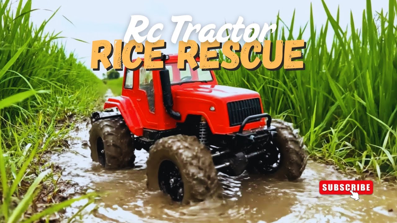 RC Tractor Rice Rescue! Mini Farm Adventure in 3D Animation for Kids