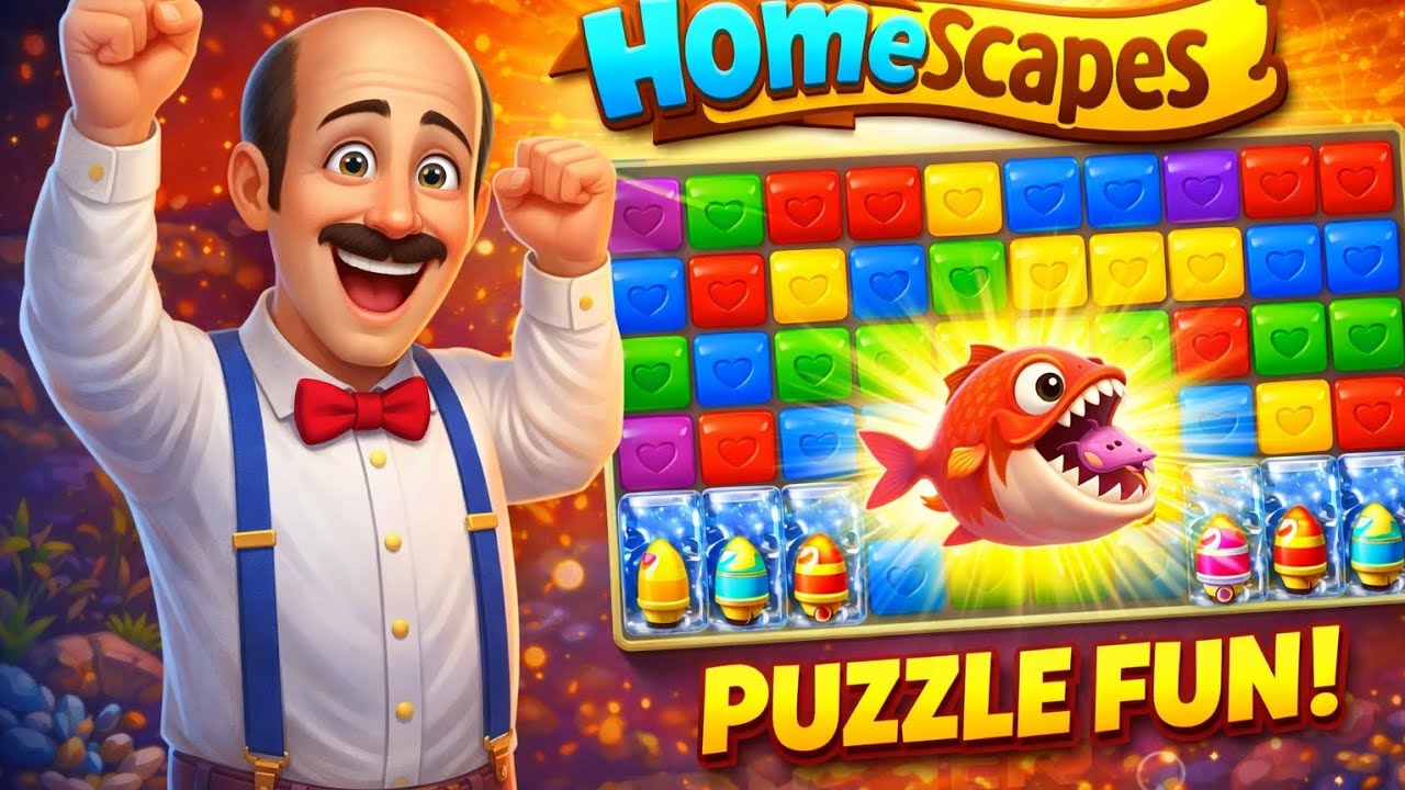 Homescapes Satisfying Puzzle Gameplay
