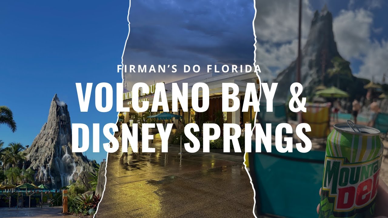 Day 5 | Volcano Bay | Summer House on the Lake | Disney Springs