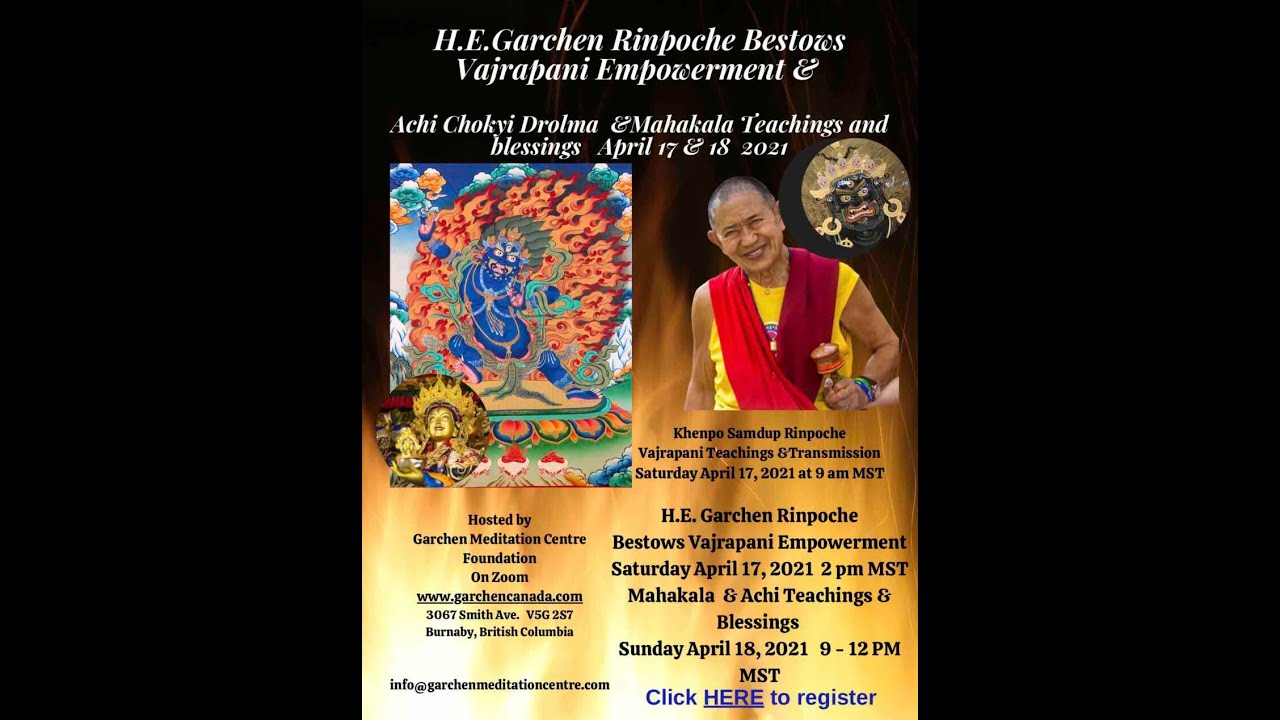 Mahakala// Apr 18, 2021// H.E. Garchen Rinpoche