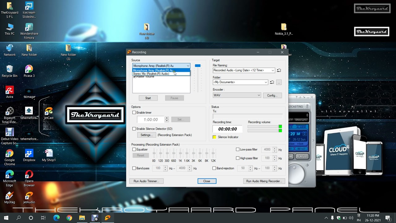 Jet Audio Voice Recording Option for computer | in HINDI