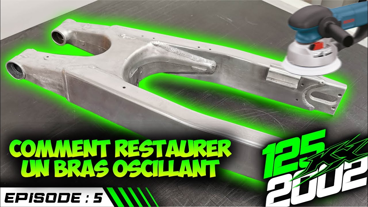 125 KX 2002 - EP 5 - RESTAURATION DU BRAS OSCILLANT