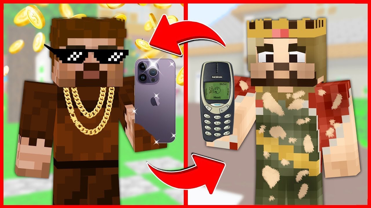 БЕДНЫЕ СТАЛИ БОГАТЫМИ, БОГАТЫЕ СТАЛИ БЕДНЫМИ! 😱 - Minecraft БОГАТАЯ БЕДНАЯ ЖИЗНЬ!