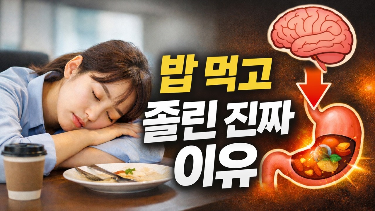 점심 먹고 매번 졸린 진짜 이유
