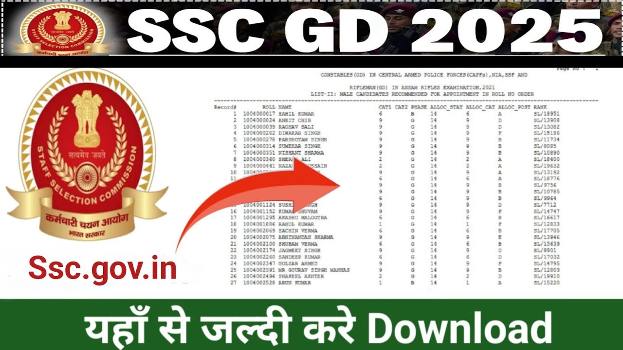Ssc gd Result Out 🎉 || Joining Date Out 🥳  #sscgd2025 #sscgdresult2025 #sscgdjoiningdate