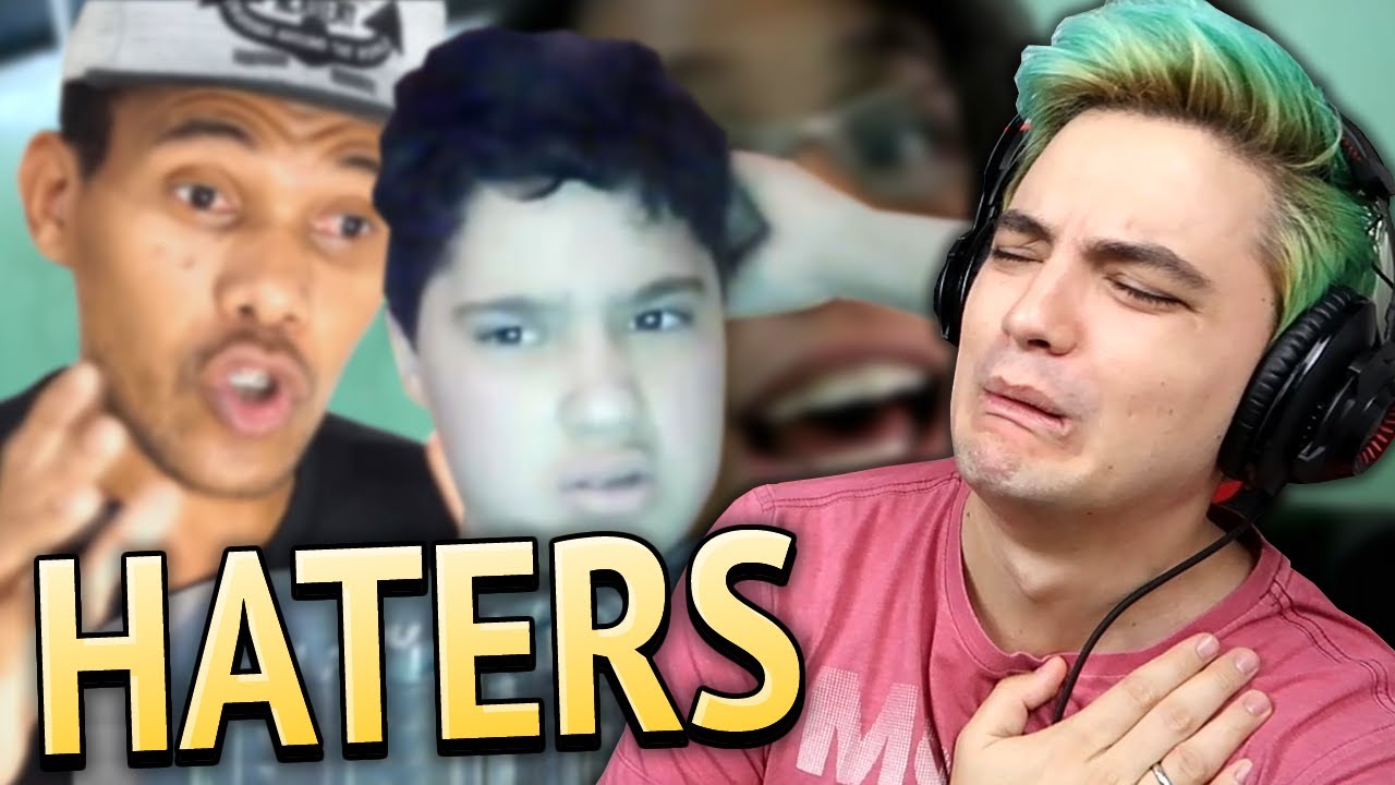 REAGINDO A VÍDEOS DE HATERS - 