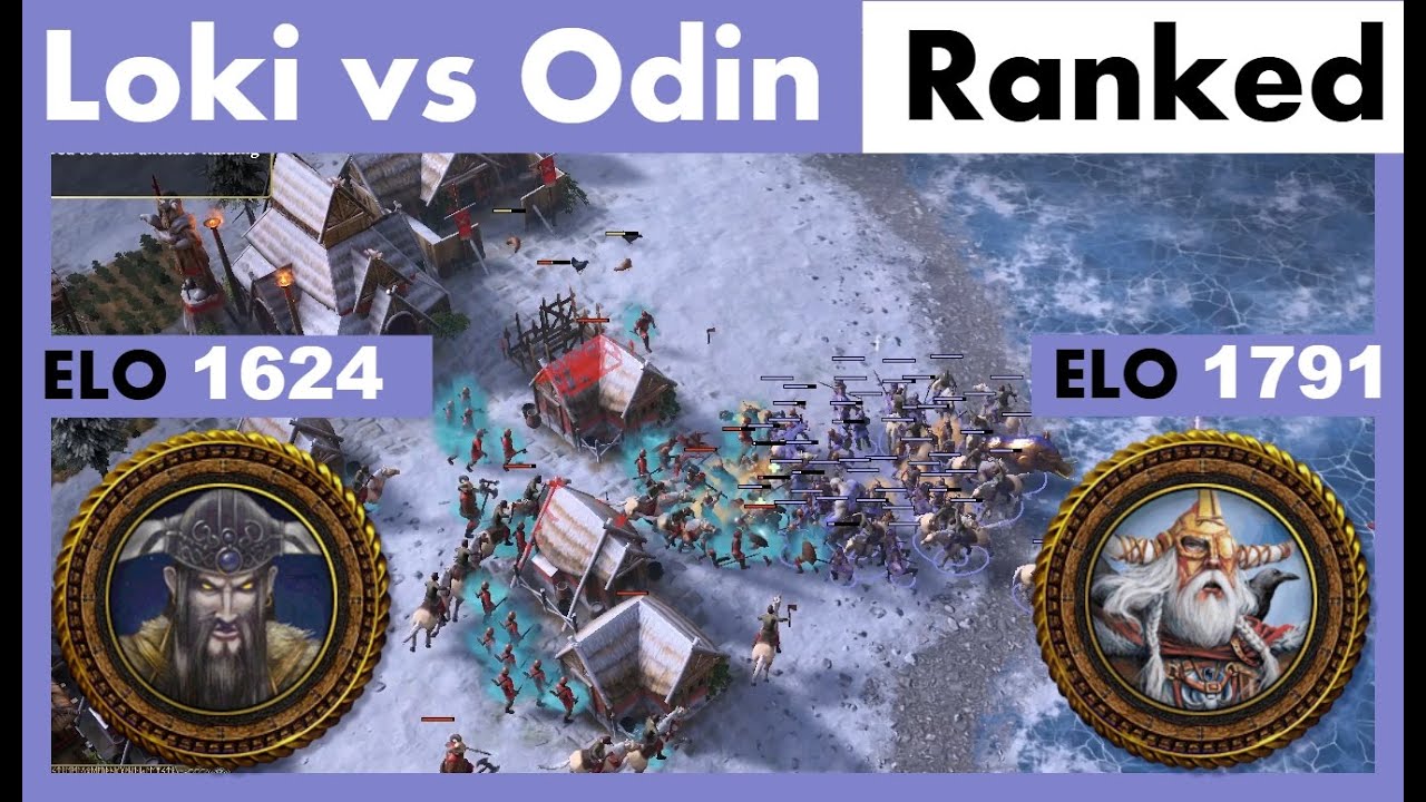 Loki vs Odin | 1v1 Ranked | Age of Mythology