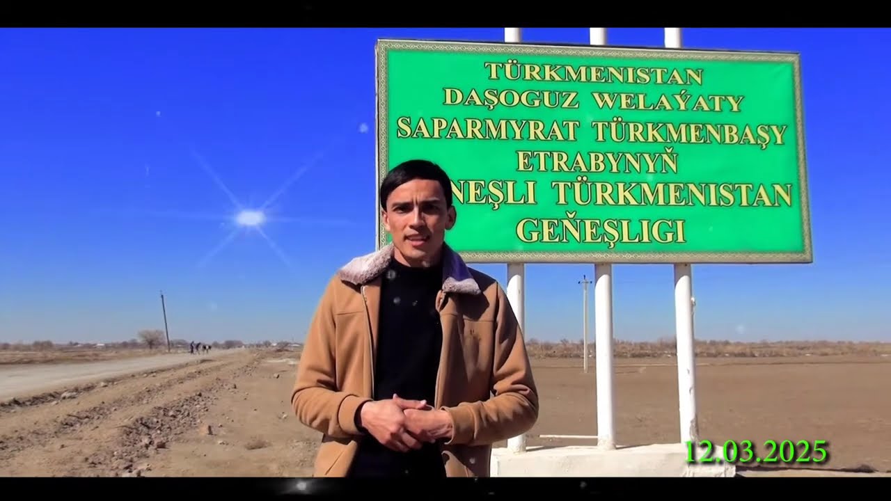 Gunesli Turkmenistan Hummedowlaryn masgalasynda yenede bir toy