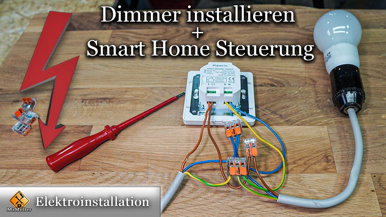 Dimmer installieren + Smart Home Steuerung / Smart Dimmer Alexa
