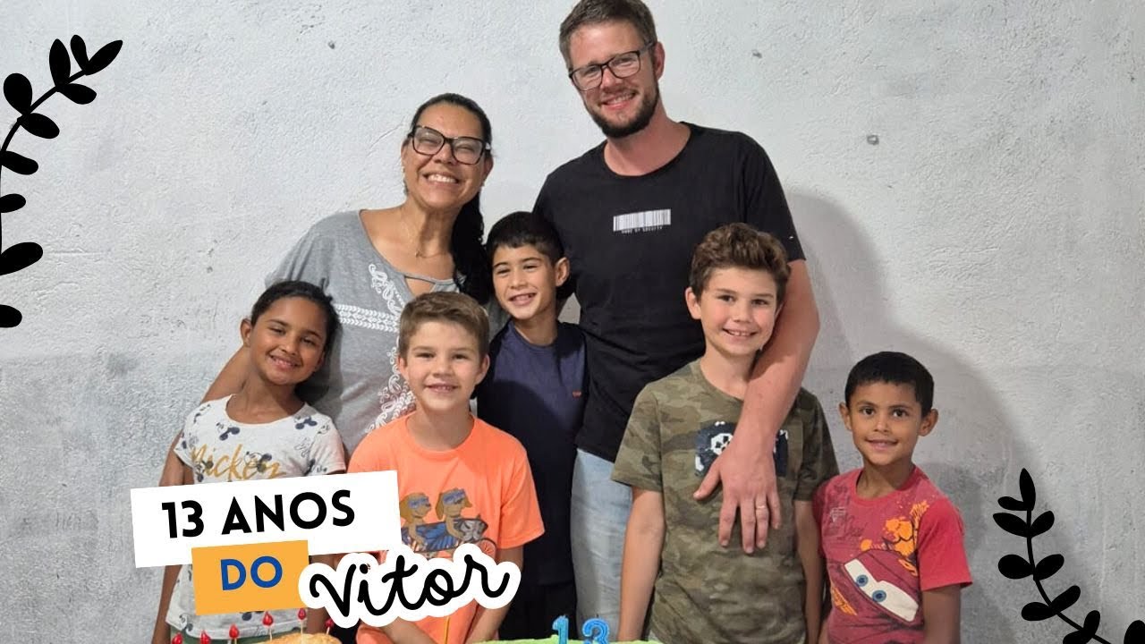 13 anos do Vitor 