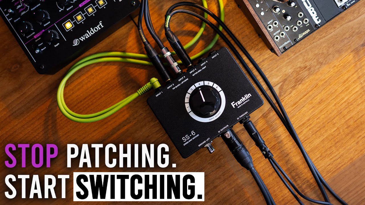 The Ultimate Synth Switcher | Franklin SS-6