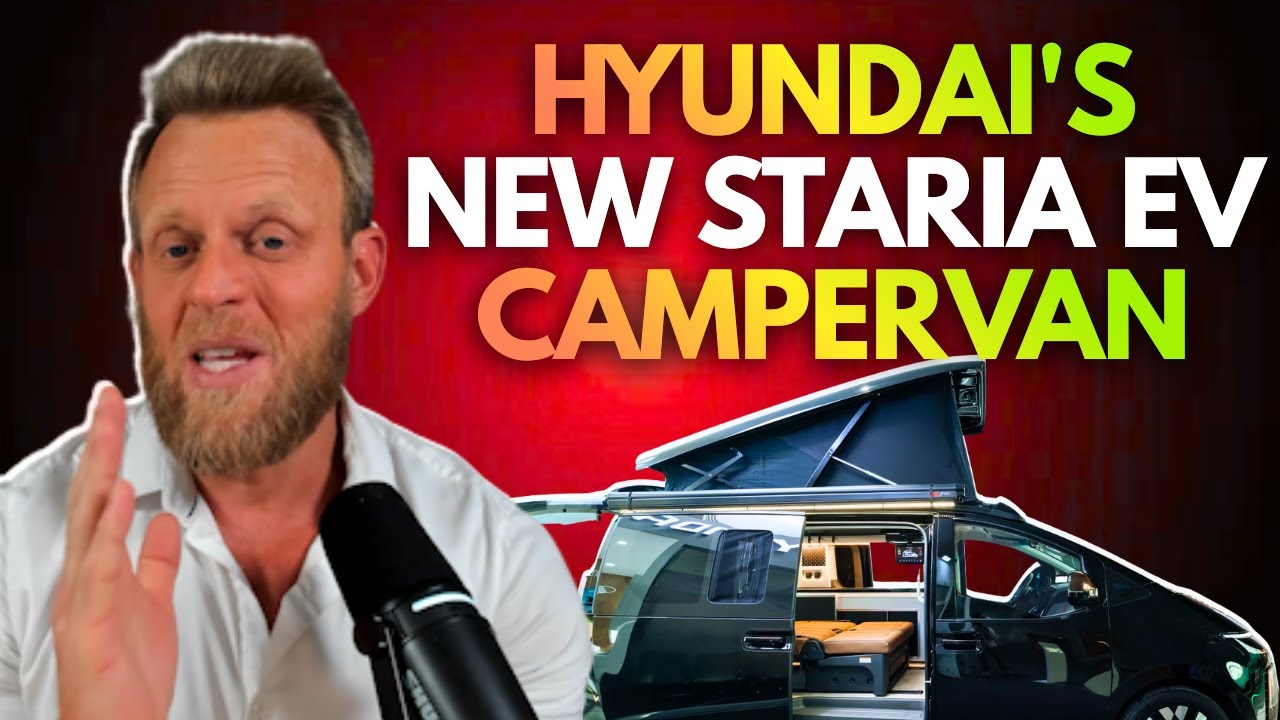 Компания Hyundai представила электромобиль-кемпер Staria с солнечными батареями и фотохромными ок...