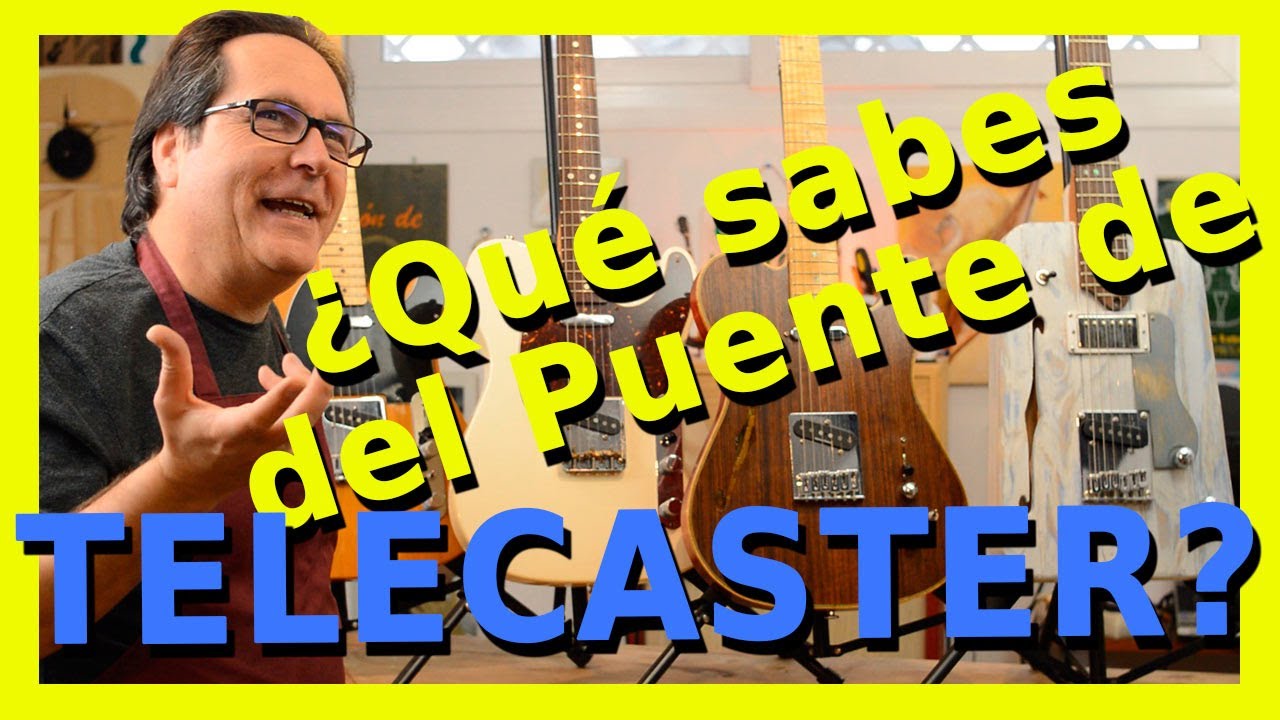 🎸Luthería para GUITARRISTAS #4🎸 Características y AJUSTES del Puente Clásico de FENDER Telecaster