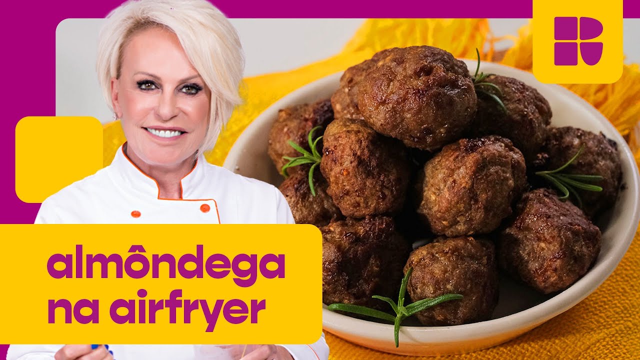 Alm&ocirc;ndega na AIRFRYER | Ana Maria Braga | Receitas