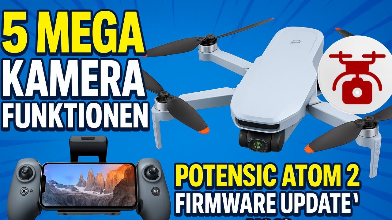 Potensic ATOM 2⚡5 Mega NEUERUNGEN nach Firmware Update V018 GETESTET