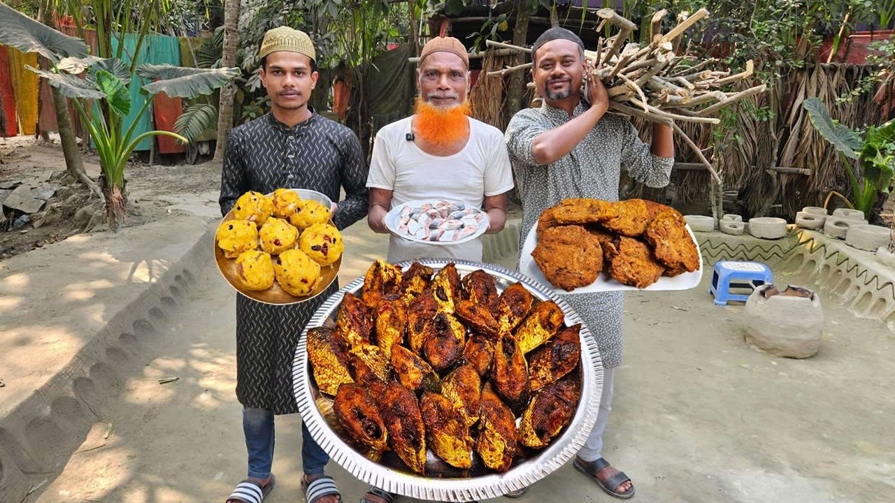 পান্তা ইলিশ আর ডালের বরা দিয়ে গ্রামের বাড়ির ইফতার | BSL Daily Life