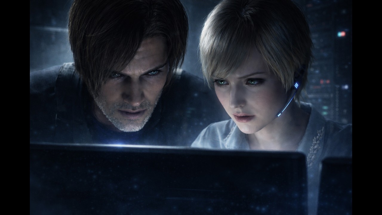 الحلقة الثالثة وقتال ليون وتشانك وحديث شيري Resident Evil Requiem 😰