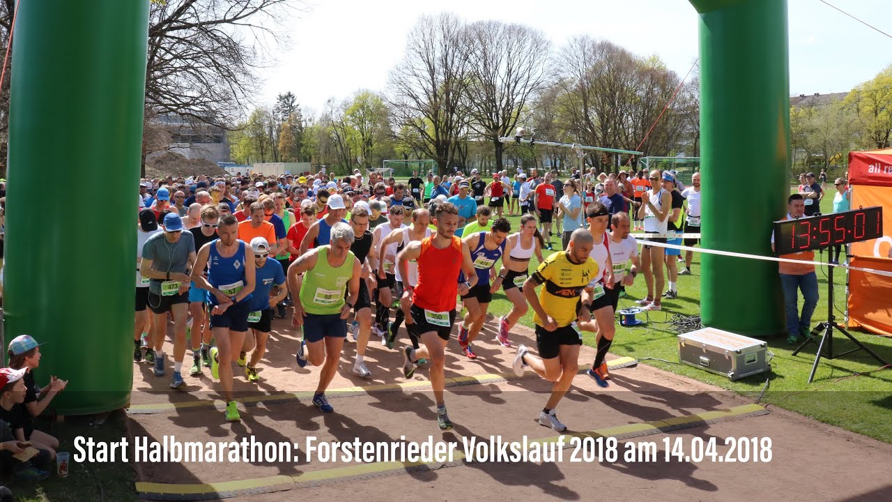 Start Halbmarathon: Forstenrieder Volkslauf 2018 am 14.04.2018