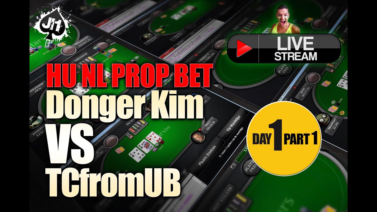 Day 1/Part 1 : Donger Kim vs TCfromUB HUNL Prop Bet