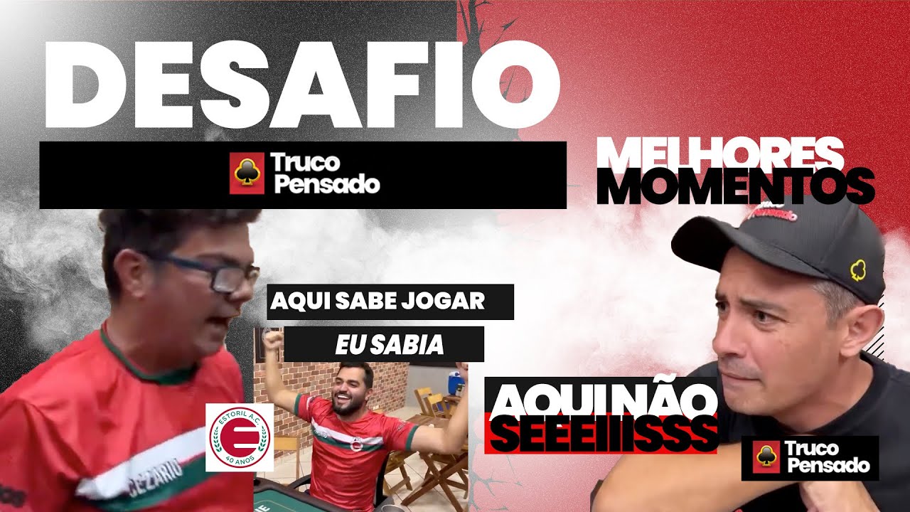 REVANCHE PEGADA! Truco Pensado x Clube Estoril 🔥 | Melhores Momentos