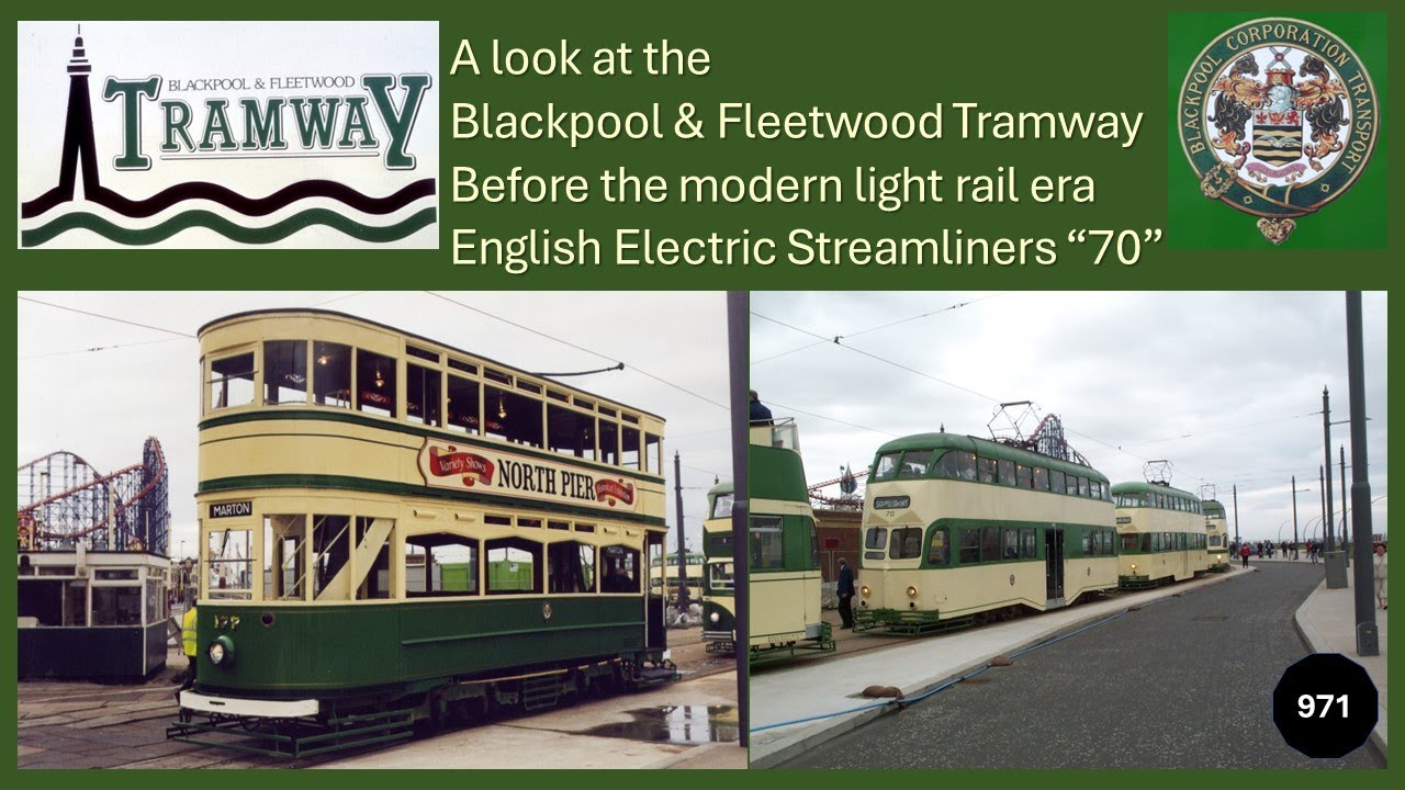971 - Blackpool & Fleetwood Tramway English Electric Streamliners 70th Anniversary in September 2004